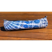 Extra Large Sky Blue Mandala Yoga Mat Bag 
